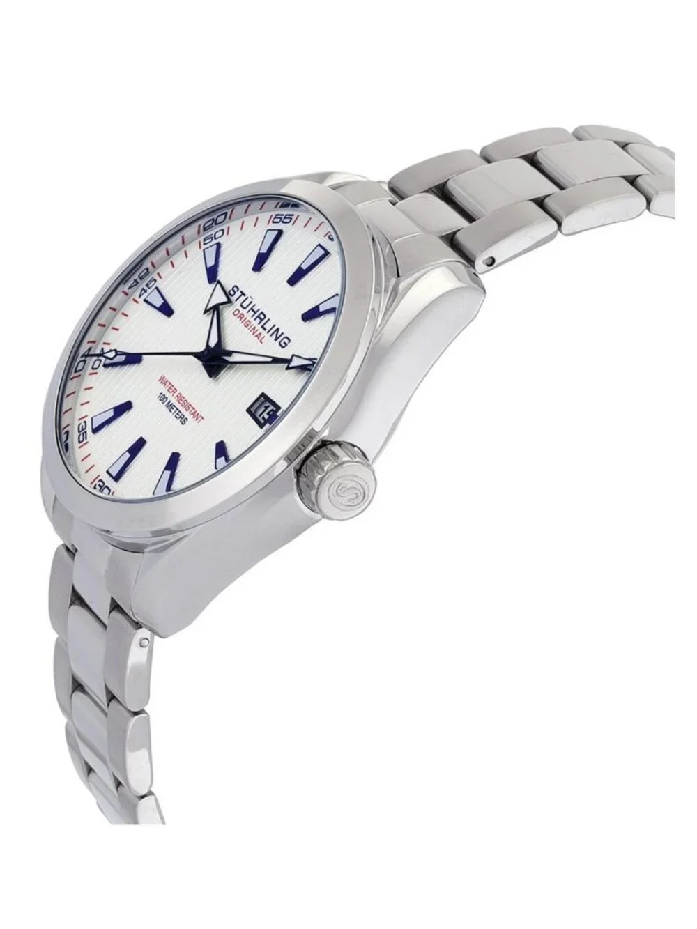 NWT Stuhrling Original Symphony White Dial Men's Watch